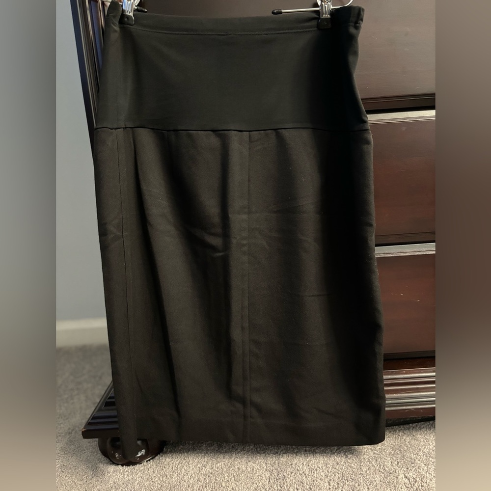Maternity black skirt